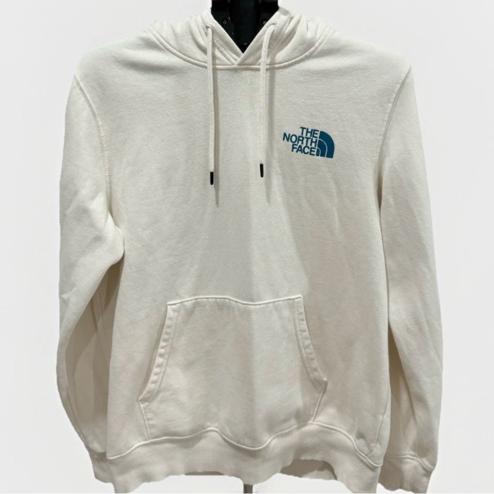 the north face mens sweater with Logo On Back size Medium Color Beige